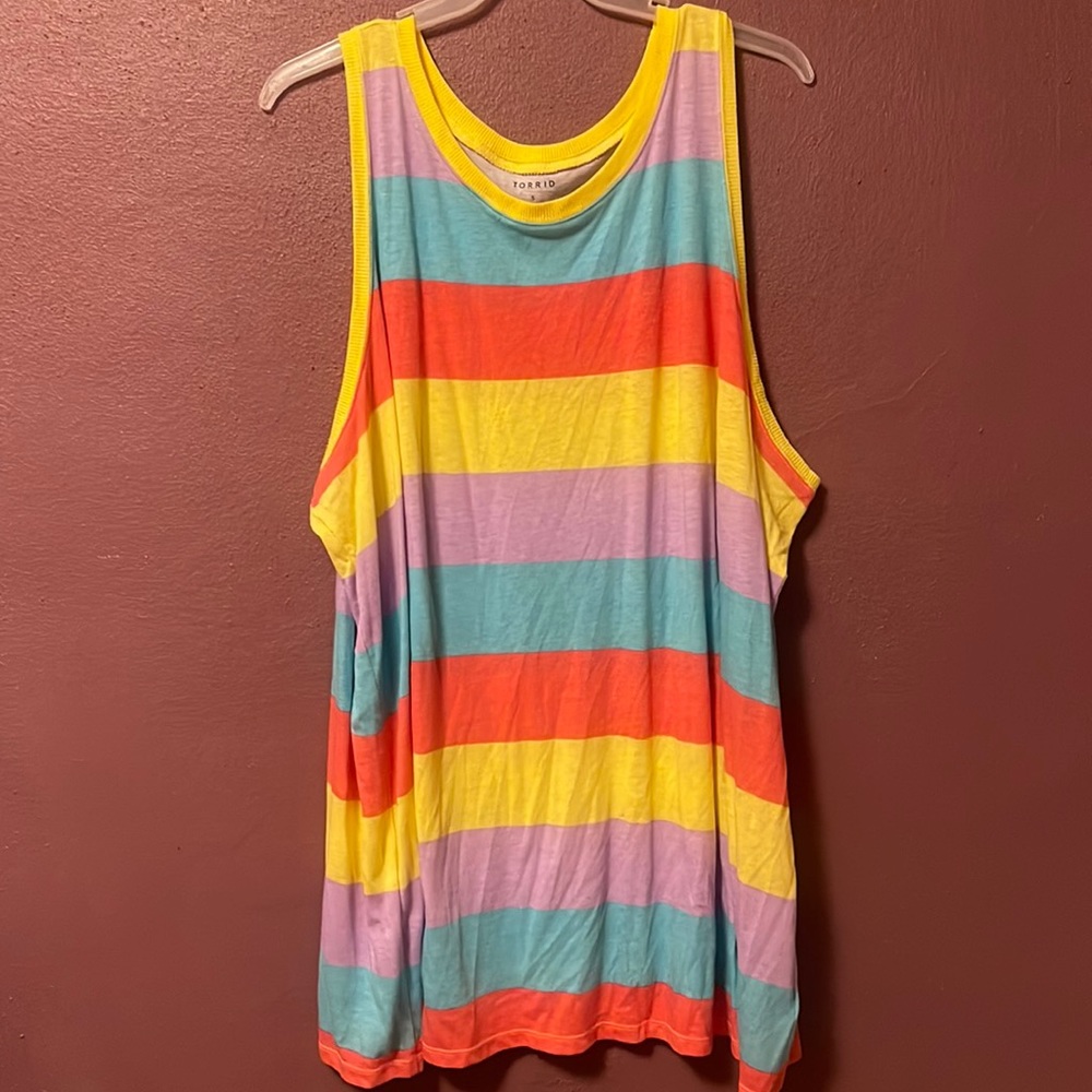 Torrid Striped Tank Top